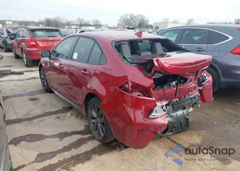 2026 Toyota Corolla Hybrid Hybrid Se from USA, damaged, VIN JTDBCMFE2T3118080